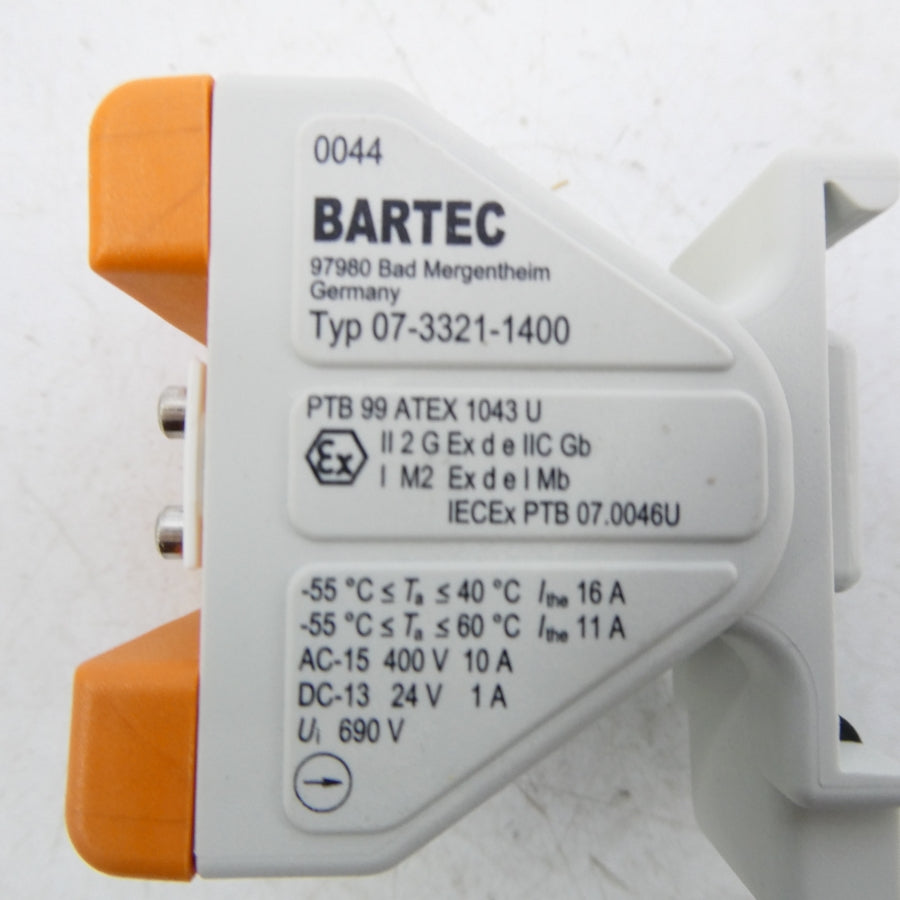 BARTEC 07-3321-1400 400V 10A NSNP