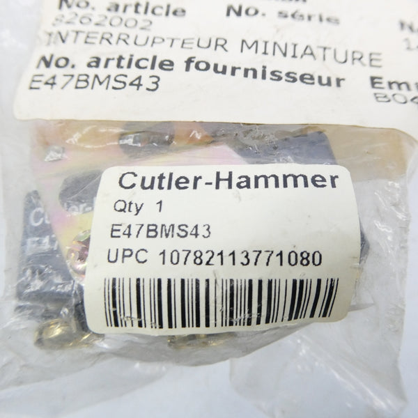 CUTLER HAMMER E47BMS43 NSMP
