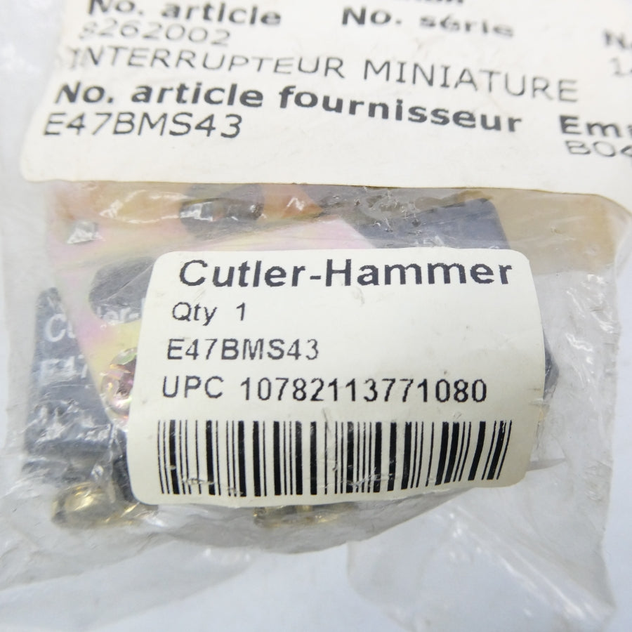 CUTLER HAMMER E47BMS43 NSMP
