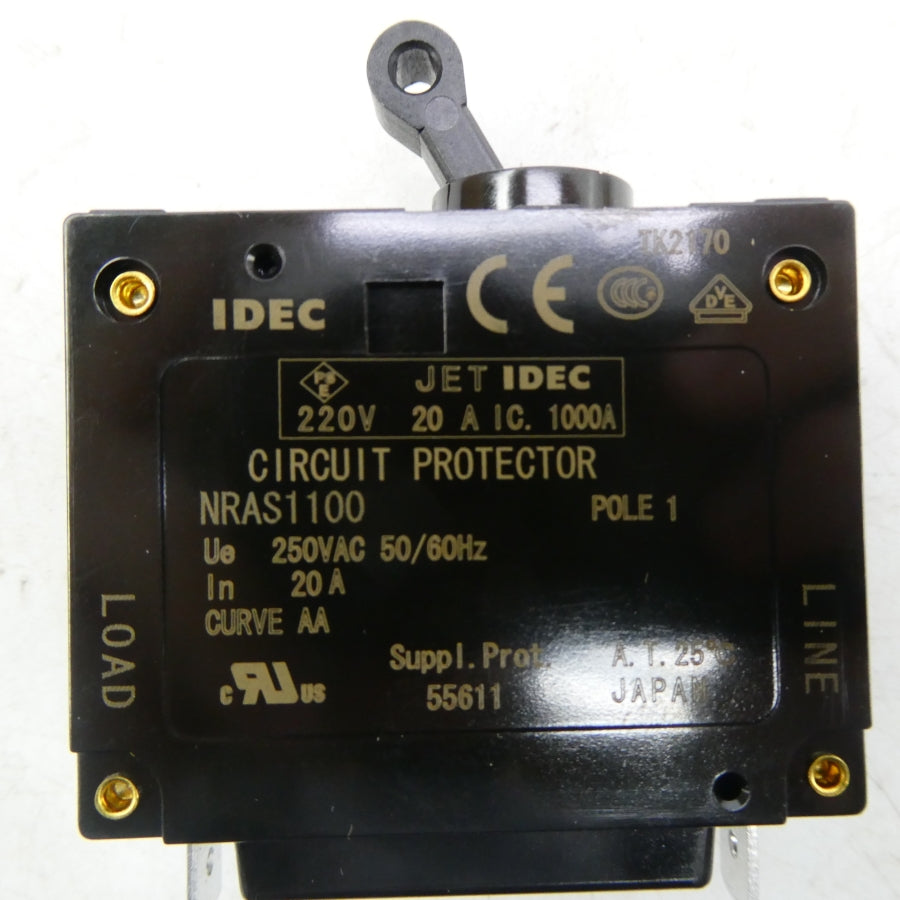 IDEC NRAS1100-20A-AA 250VAC 20A NSNP