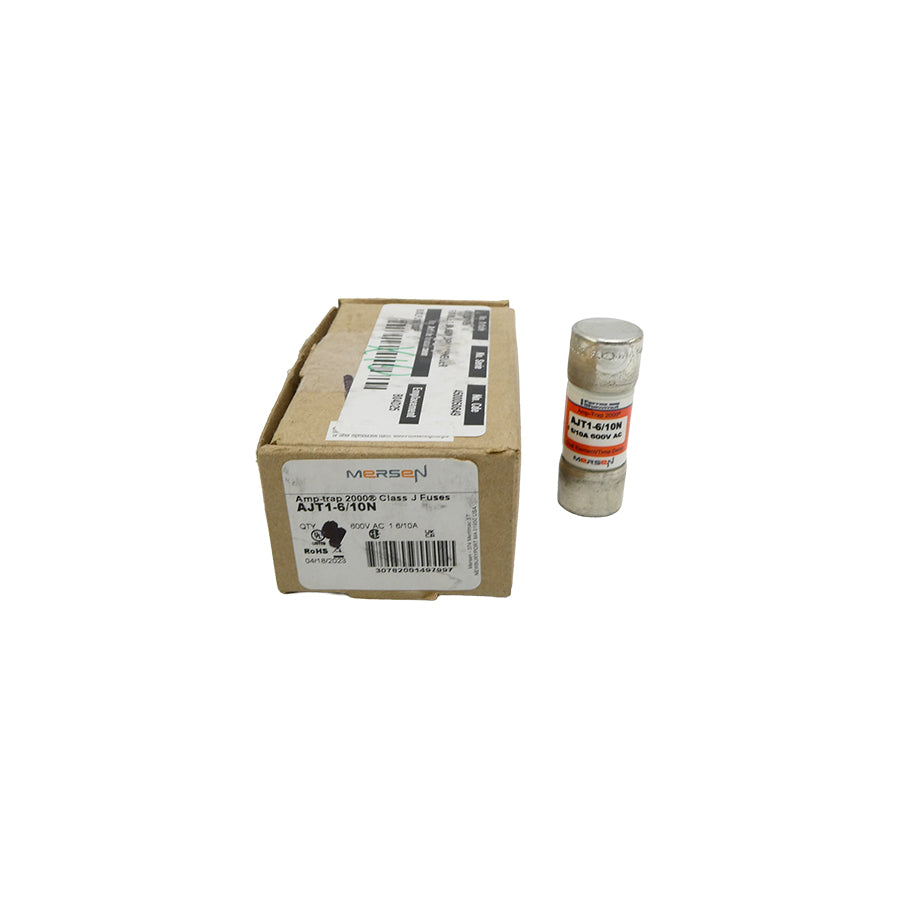 FERRAZ SHAWMUT AJT1-6/10N 600VAC 1-6/10A (PKG OF 10) NSMP