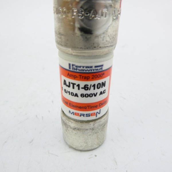 FERRAZ SHAWMUT AJT1-6/10N 600VAC 1-6/10A (PKG OF 10) NSMP