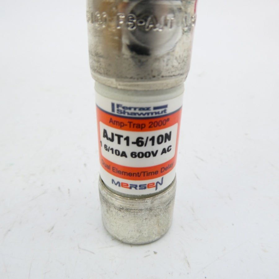 FERRAZ SHAWMUT AJT1-6/10N 600VAC 1-6/10A (PKG OF 10) NSMP