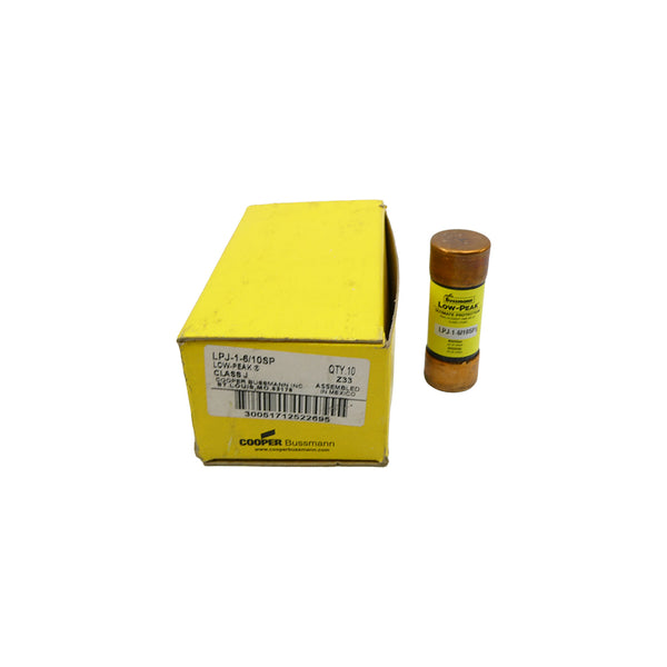 BUSSMANN LPJ-1-6/10SP 600VAC 1-6/10A (PKG OF 4) (YL/YL) NSMP