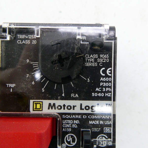 SQUARE D 9065SSC20 SER. C 3-9A NSNP