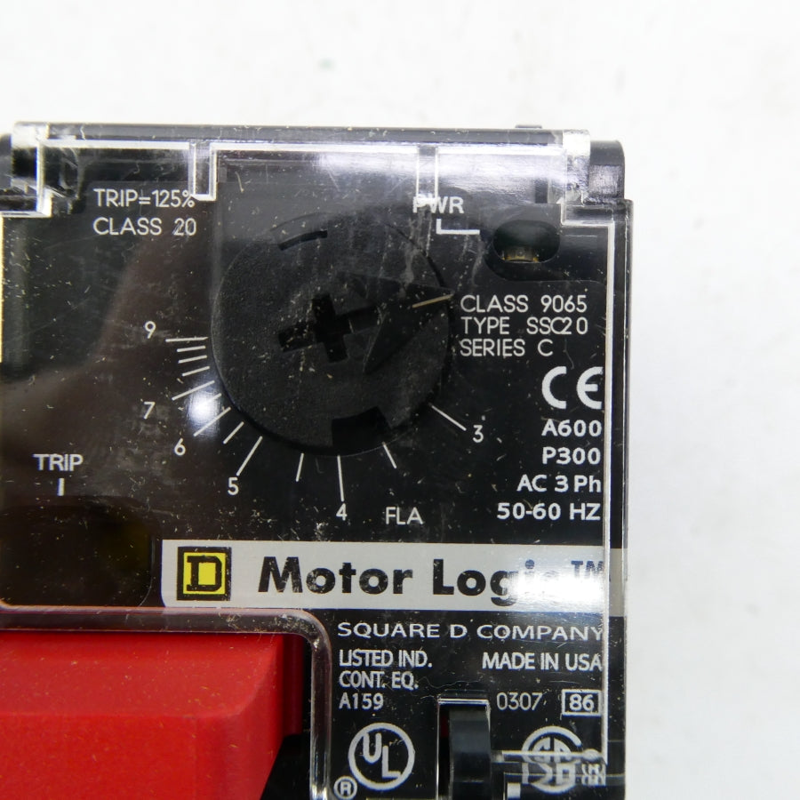 SQUARE D 9065SSC20 SER. C 3-9A NSNP