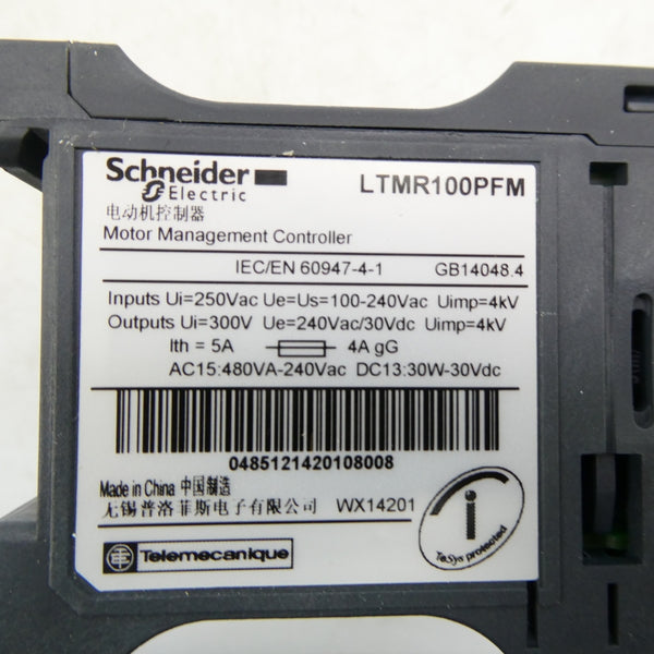 SCHNEIDER ELECTRIC LTMR100PFM 100-240VAC 5-100A NSMP