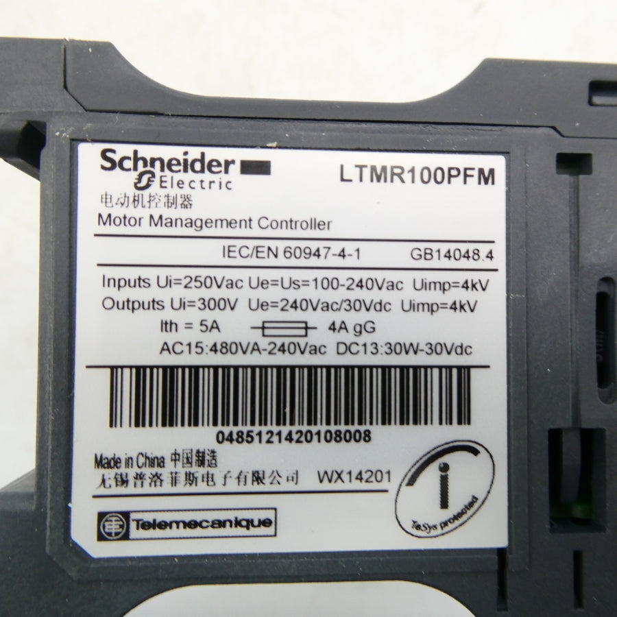 SCHNEIDER ELECTRIC LTMR100PFM 100-240VAC 5-100A NSMP
