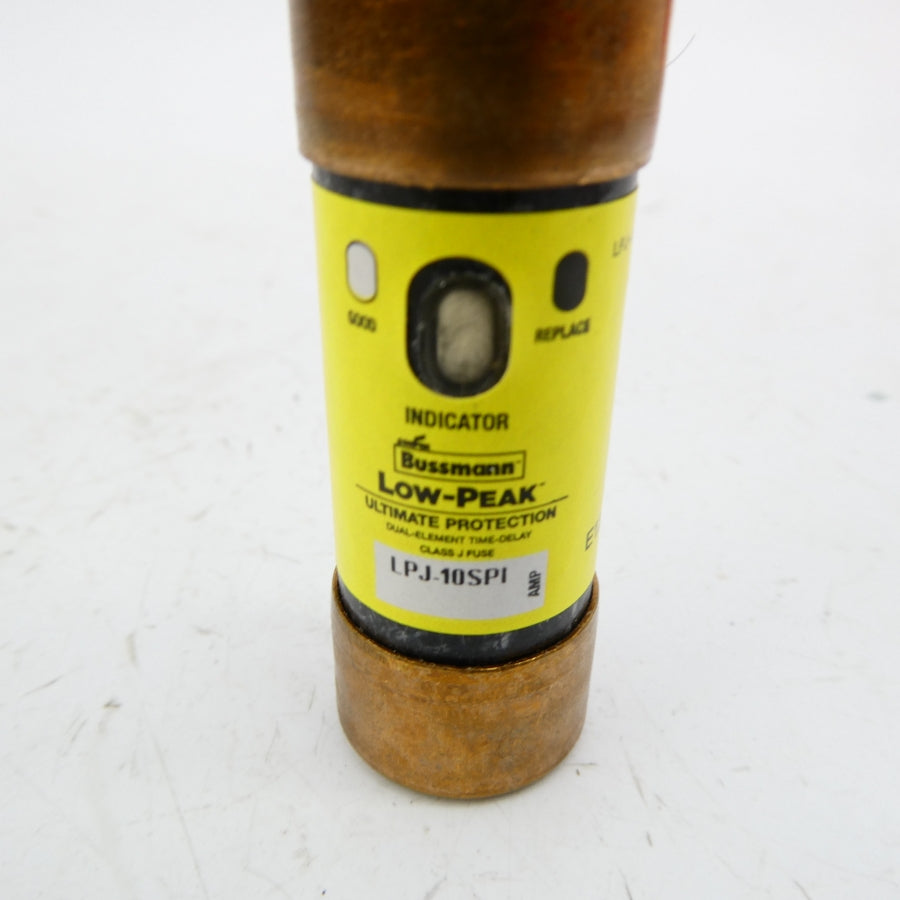 BUSSMANN LPJ-10SPI 600VAC 10A (PKG OF 10) (YL/YL) NSMP