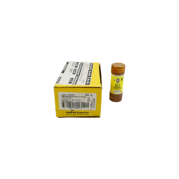 BUSSMANN LPJ-15SPI 600VAC 15A (PKG OF 10) (YL/YL) NSMP