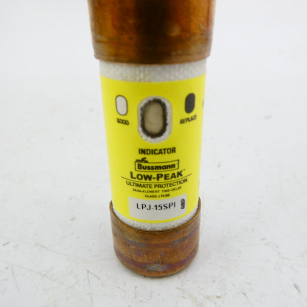 BUSSMANN LPJ-15SPI 600VAC 15A (PKG OF 10) (YL/YL) NSMP