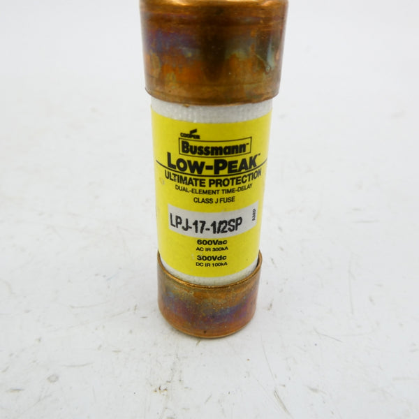 BUSSMANN LPJ-17-1/2SP 600VAC 17-1/2A (PKG OF 4) (YL/YL) NSMP