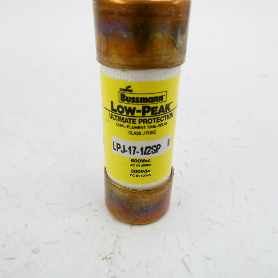 BUSSMANN LPJ-17-1/2SP 600VAC 17-1/2A (PKG OF 4) (YL/YL) NSMP