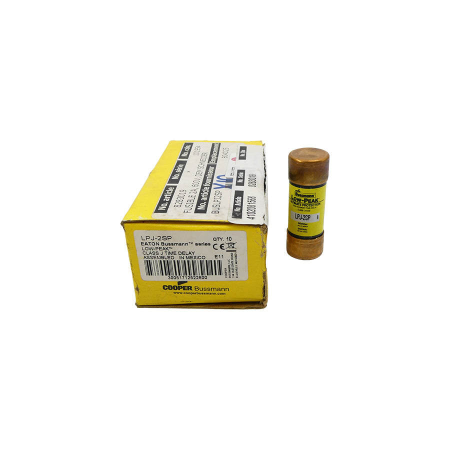 BUSSMANN LPJ-2SP 600VAC 2A (PKG OF 10) (YL/YL) NSMP