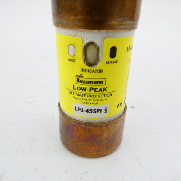 BUSSMANN LPJ-45SPI 600VAC 45A (PKG OF 5) (YL/YL) NSMP