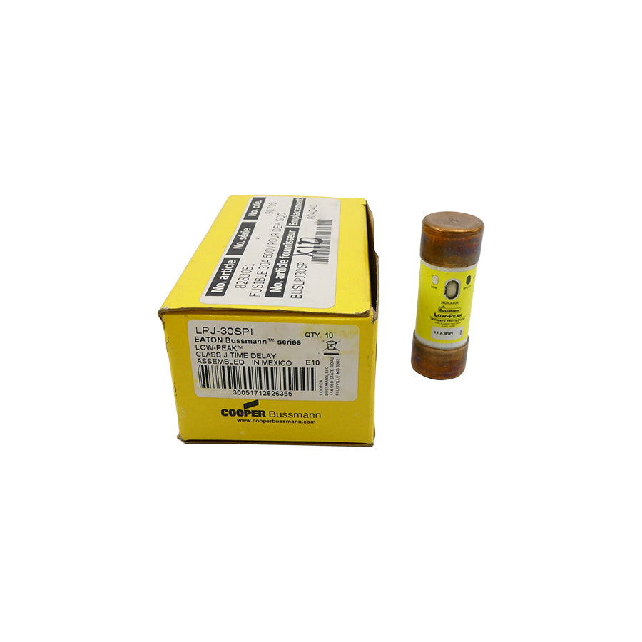 BUSSMANN LPJ-30SPI 600VAC 30A (PKG OF 10) (YL/YL) NSMP