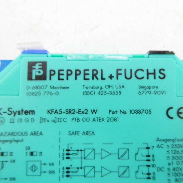 PEPPERL+FUCHS KFA5-SR2-EX2W 103370S NSMP