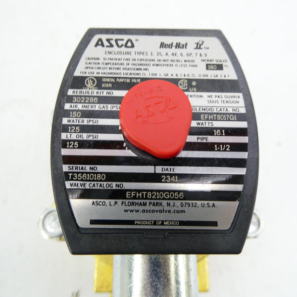 ASCO EFHT8210G056 120V 125-150PSI 1-1/2" NSMP