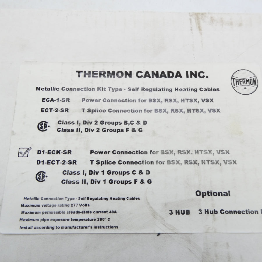 THERMON CANADA D1-ECK-SR NSMP