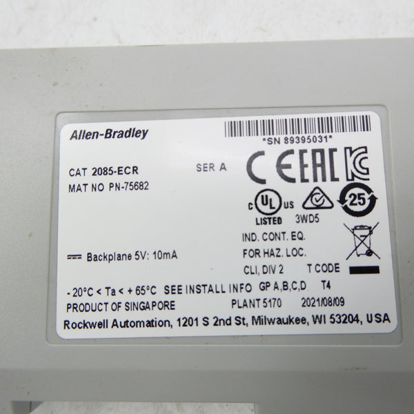 ALLEN BRADLEY 2085-ECR SER. A 5V NSNP