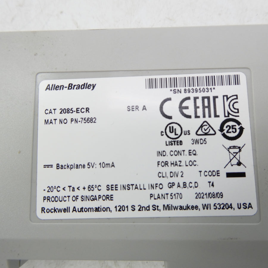 ALLEN BRADLEY 2085-ECR SER. A 5V NSNP