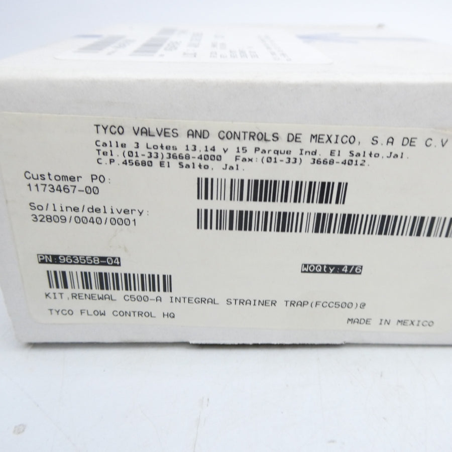 TYCO VALVES AND CONTROLS 963558-04 NSMP
