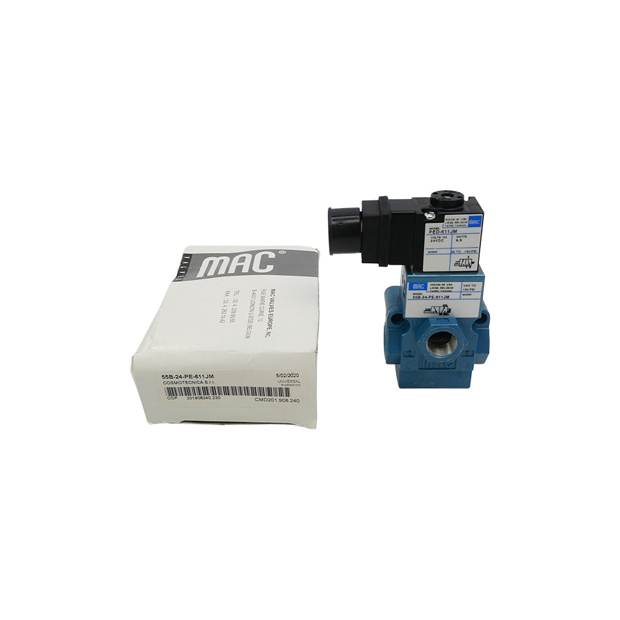MAC 55B-24-PE-611JM 24VDC 150PSI NSMP