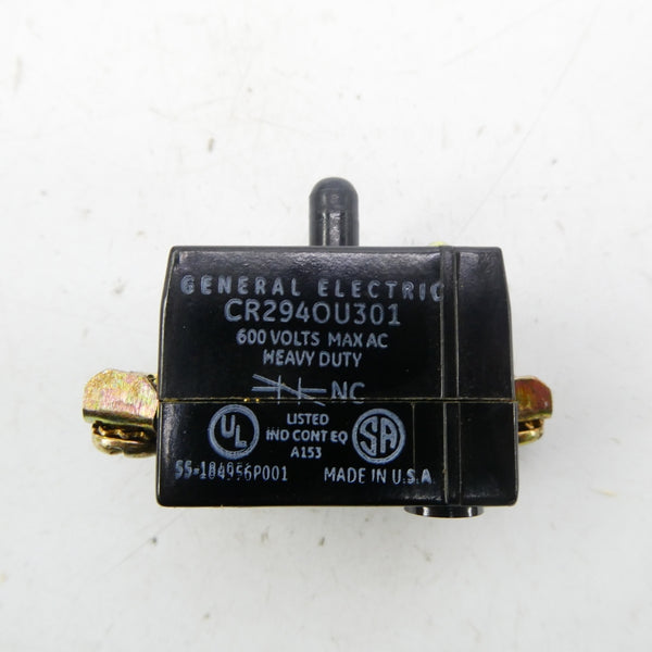 GENERAL ELECTRIC CR2940U301 600VAC NSMP