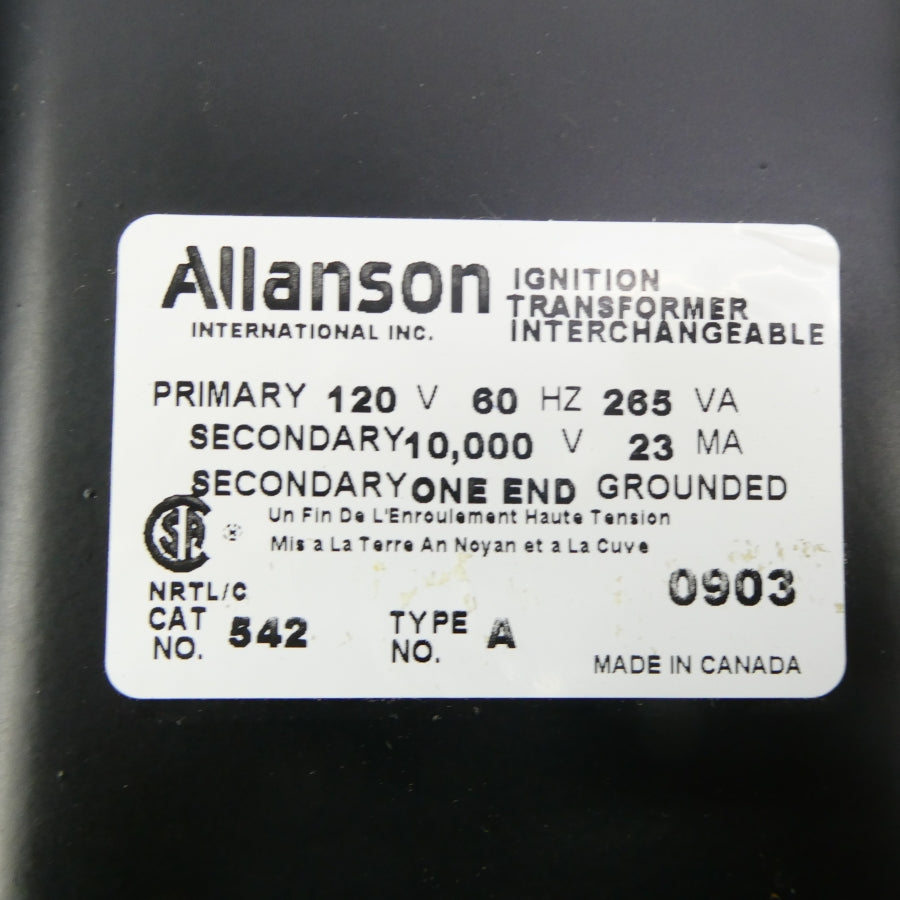 ALLLANSON 542A 120V NSNP
