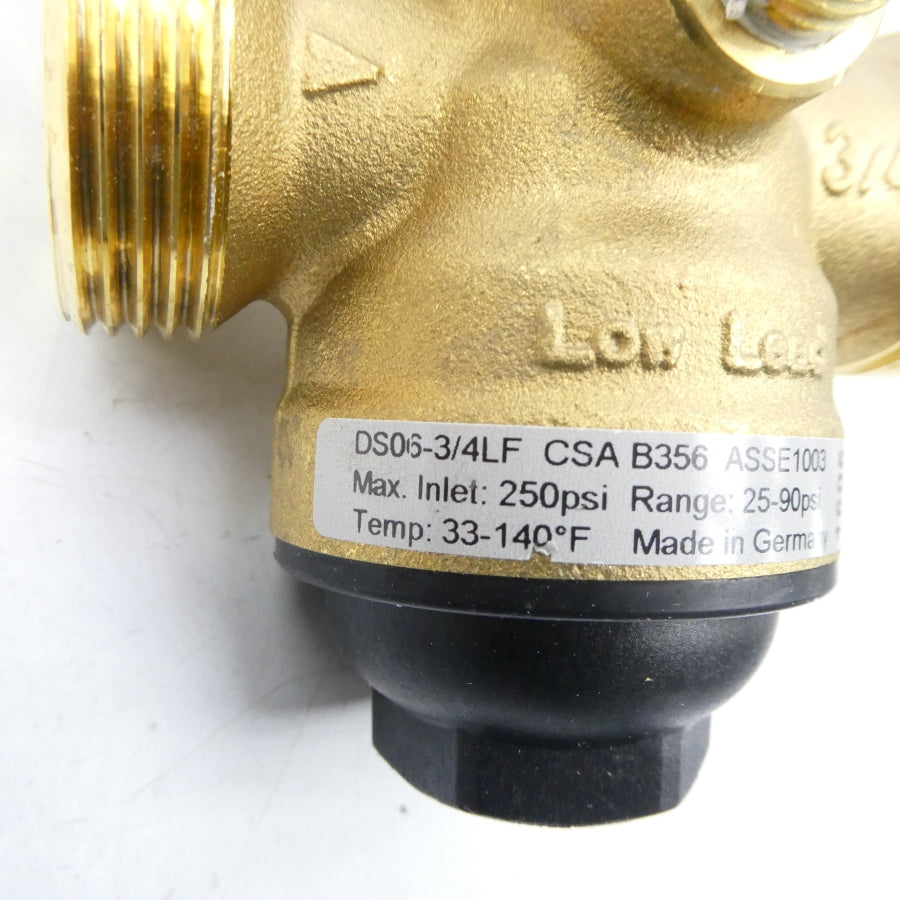 HONEYWELL DS06-101-SUS-LF/U 250PSI 3/4" NSMP