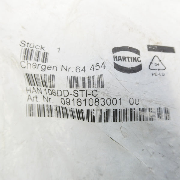 HARTING HAN108DD-STI-C 09161083001 NSMP