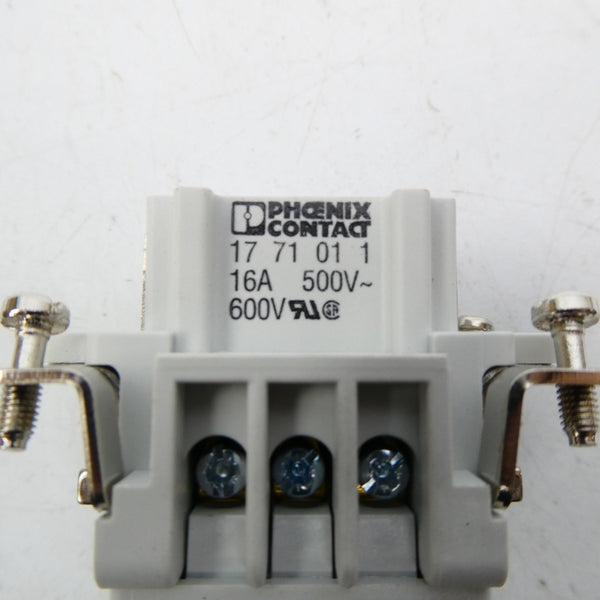 PHOENIX CONTACT HC-B6-EBUS 1771011 600V 16A (PKG OF 3) NSMP