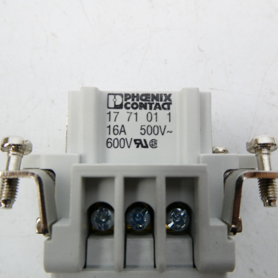 PHOENIX CONTACT HC-B6-EBUS 1771011 600V 16A (PKG OF 3) NSMP