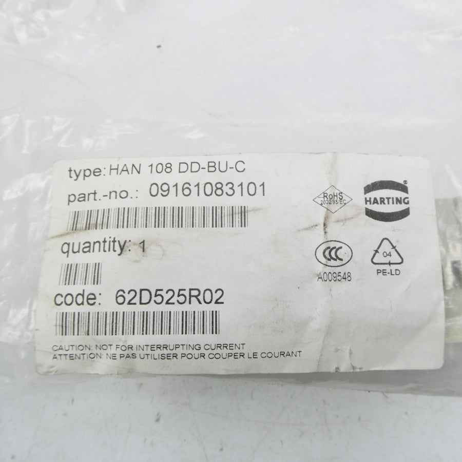 HARTING HAN108DD-BU-C 09161083101 NSMP