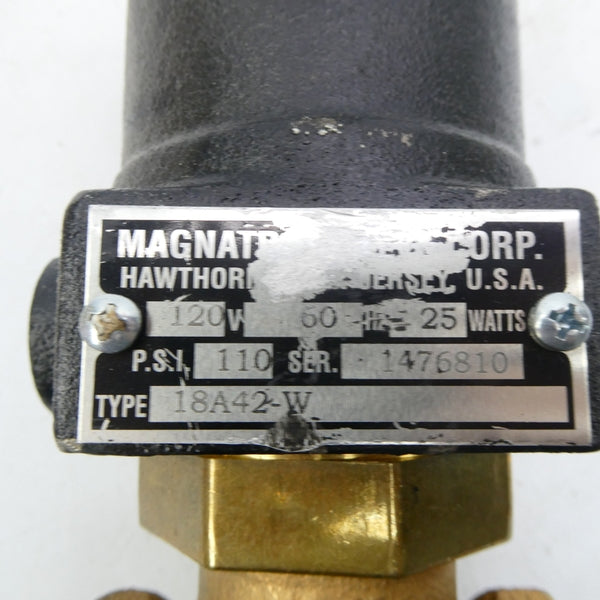MAGNETROL 18A42-W 120V 110PSI NSNP