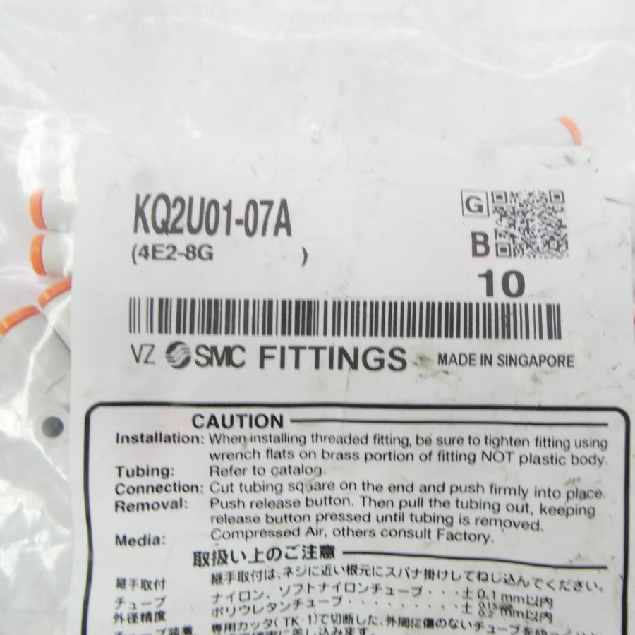SMC KQ2U01-07A (PKG OF 10) NSMP