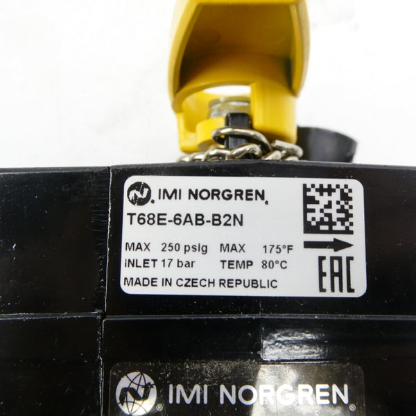 IMI NORGREN T68E-6AB-B2N 250PSI NSMP