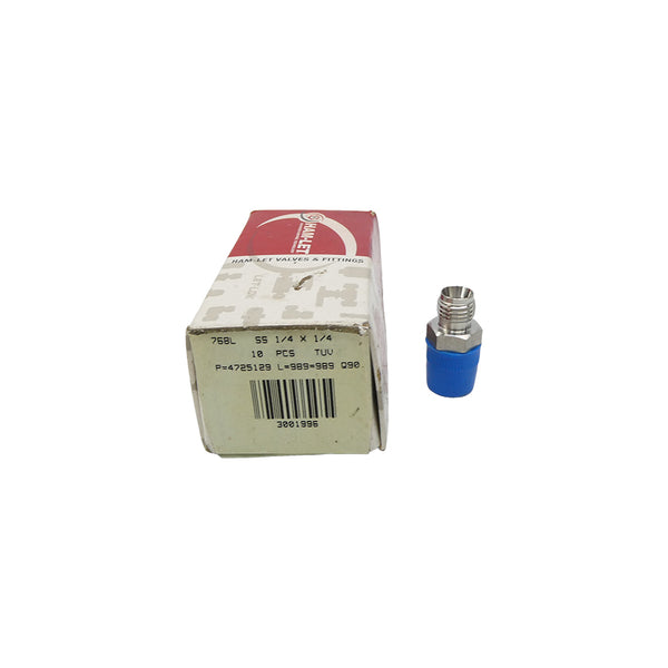HAM-LETT 768L-SS-1/4X1/4 (PKG OF 10) NSMP