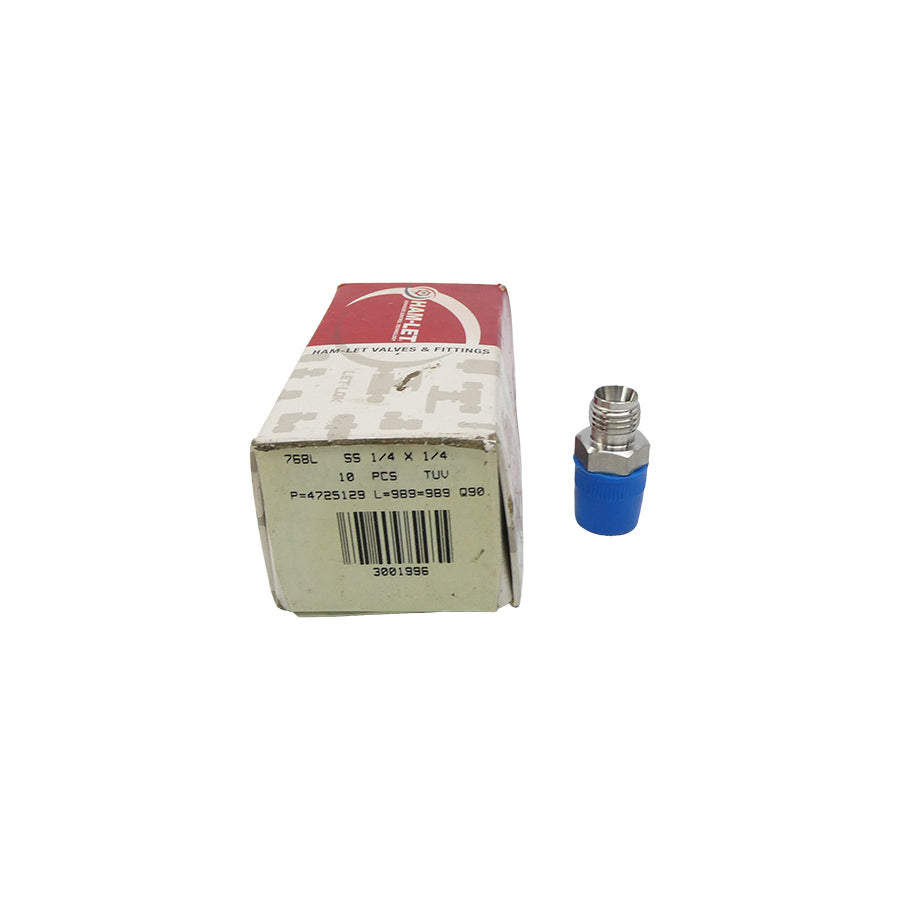 HAM-LETT 768L-SS-1/4X1/4 (PKG OF 10) NSMP