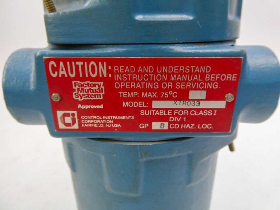 CONTROL INSTRUMENTS XTR033 UNMP