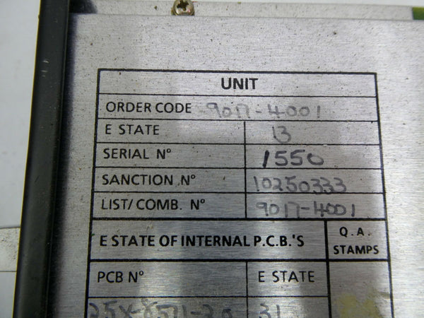 POWER SUPPLY 9017-4001 110/220VAC 3.5/1.9A UNMP