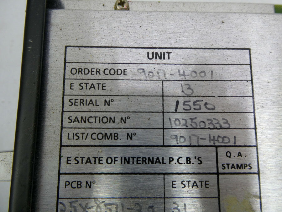 POWER SUPPLY 9017-4001 110/220VAC 3.5/1.9A UNMP