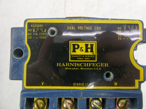 P&H 432Q5D1 D16916-13 110/120V NSNP