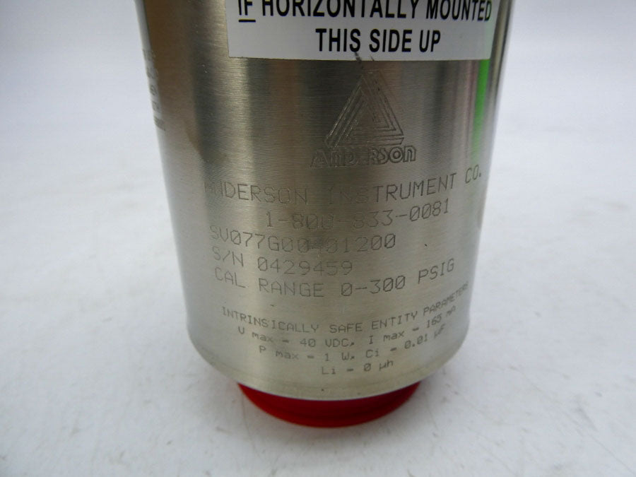 ANDERSON INSTRUMENT SV077G00401200 300PSI NSNP