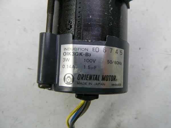 ORIENTAL MOTOR 0IK3GK-B3 100V 0.14A NSNP