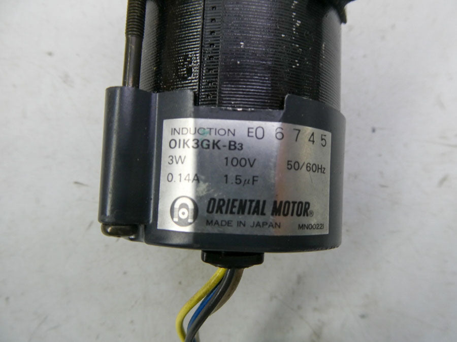 ORIENTAL MOTOR 0IK3GK-B3 100V 0.14A NSNP