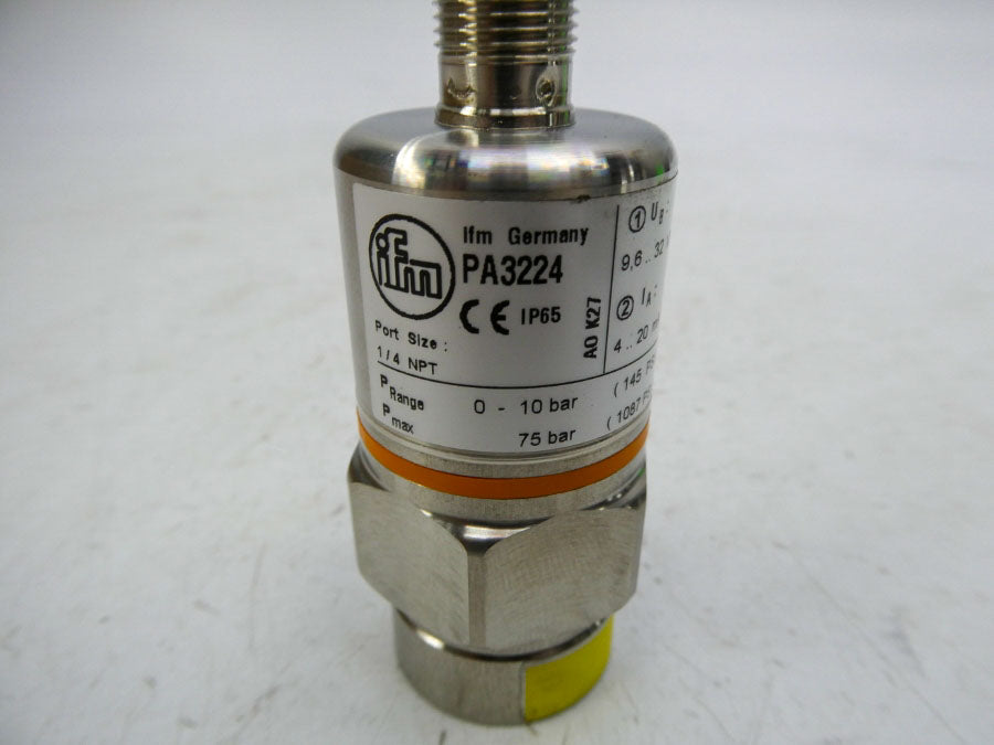 IFM EFECTOR PA3224 9.6-32VDC 145PSI 1/4" NSNP
