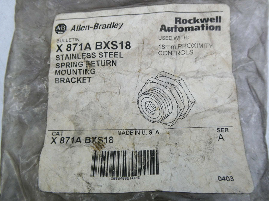 ALLEN BRADLEY 871ABXS18 SER. A NSMP