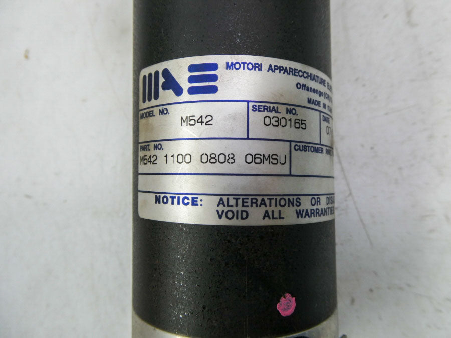 MOTORI APPARECCHIATURE M542-1100-0808-06MSU NSNP