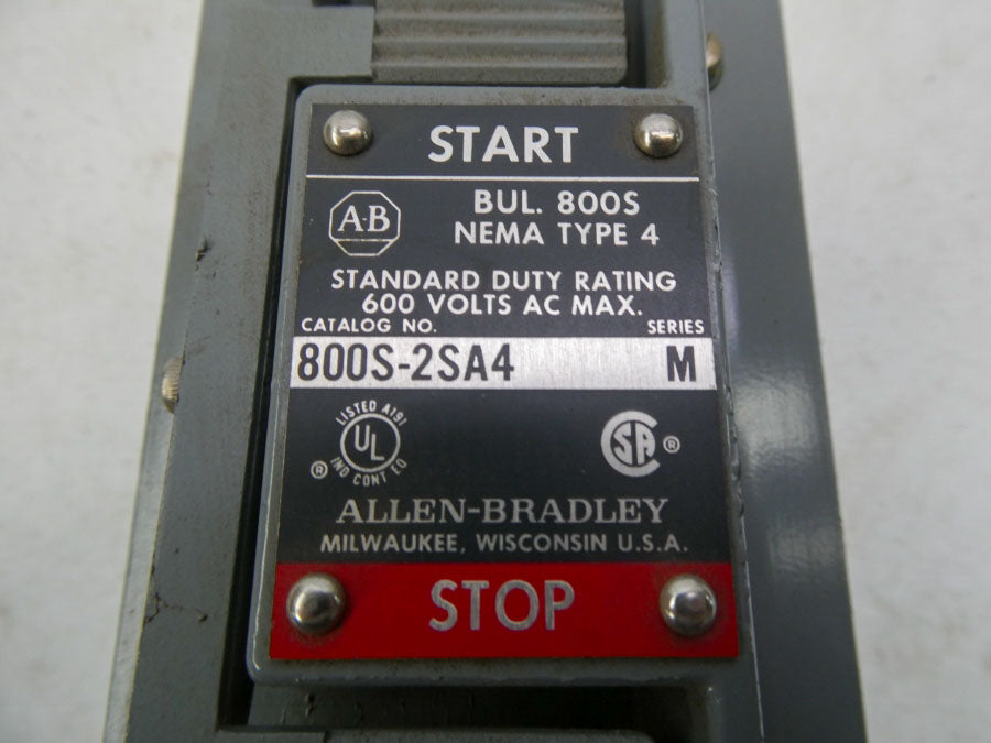 ALLEN BRADLEY 800S-2SA4 SER. M 600VAC NSNP